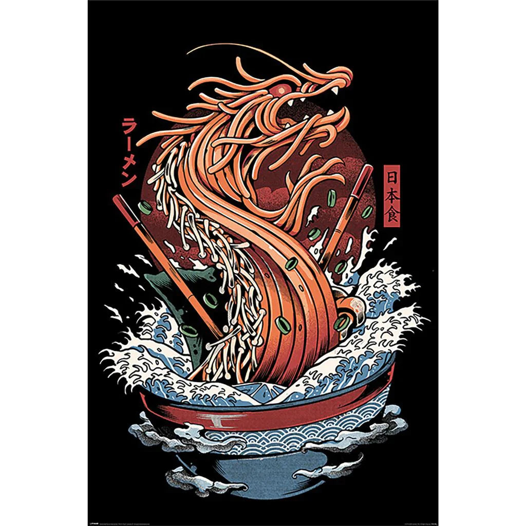 Art-Poster - Great Sushi Dragon - Ilustrata