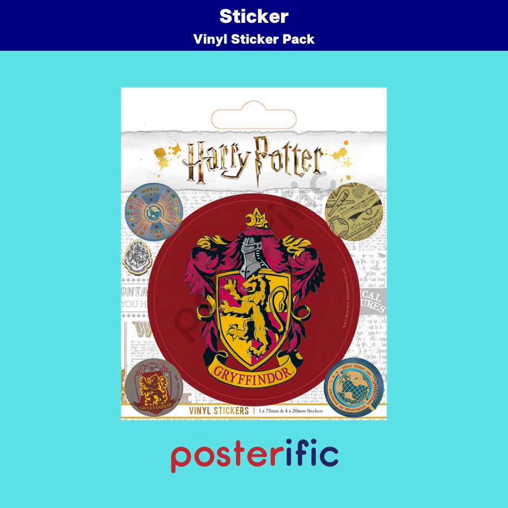 READY STOCK] Harry Potter (Gryffindor) - Vinyl Sticker Set
