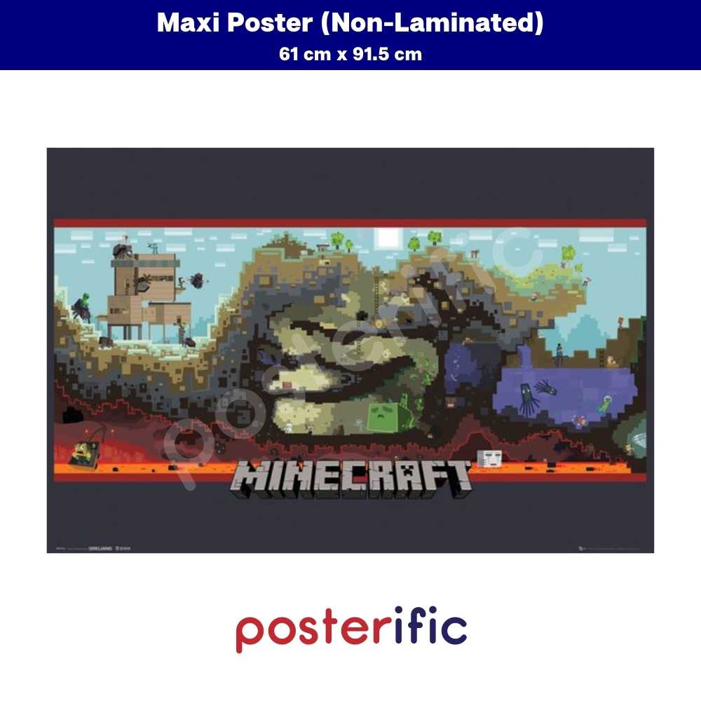 [READY STOCK] Minecraft Underground - Poster (61 cm x 91.5 cm)